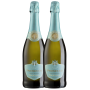 Pachet 2 bucati vin prosecco Fratelli Martini Colle Lauro DOC Brut, 0.75L, 11% alc., Italia