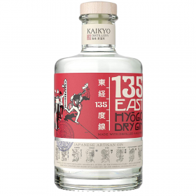 135 East Hyogo Dry Gin, 42% alc., 0.7L, Japan