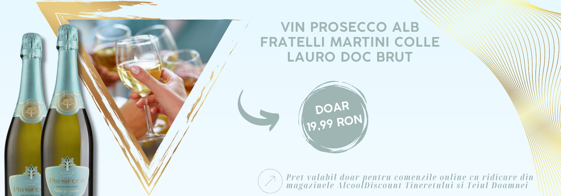 Vin prosecco alb Fratelli Martini Colle Lauro DOC Brut